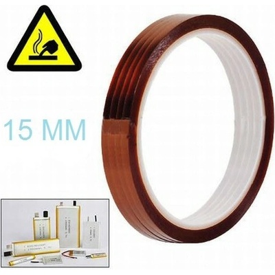 Vysokoteplotná páska 15 mm