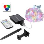  Led СОЛАРНА ВЕРИГА С ДИСТ. У-НИЕ rgb ip65 10000мм ЧЕРНА (viv005069)