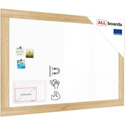 Allboards MP1510OAK Magnetická tabule 150 x 100 cm