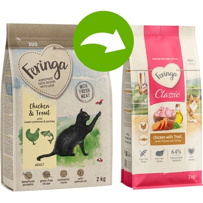 Feringa Adult Duo kuracie a pstruh 2 x 6,5 kg