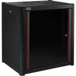 Mirsan Комуникационен шкаф Mirsan MR. WTN12U66.01, 19", 12U, 600 x 600 x 645 мм, за монтаж на стена, черен (MR.WTN12U66.01)