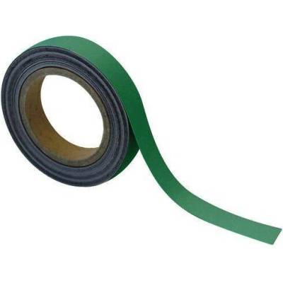 Magnetická páska na regály Manutan Expert, 10 m, zelená, šířka 25 mm