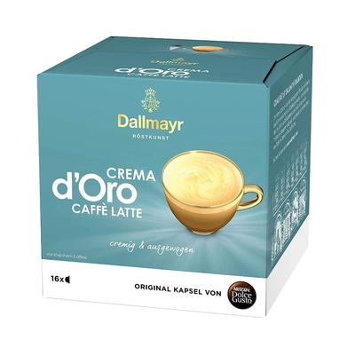 Dallmayr Кафе капсули Dallmayr Dolce Gusto Crema D'oro Latte, 16 броя (10247)