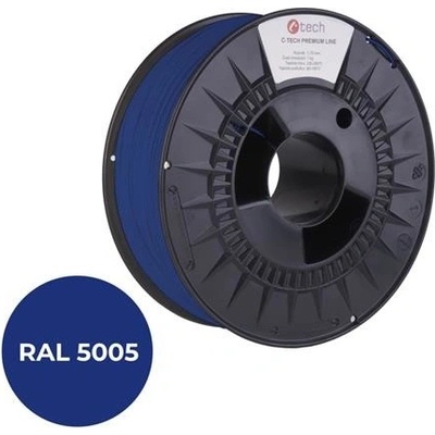 C-Tech Premium Line ASA, signální modrá, RAL5005, 1,75mm, 1kg