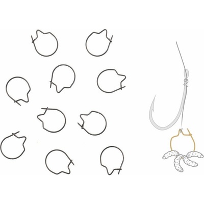 Zfish Klip Na Červy 10 ks M 6 mm – Zboží Dáma