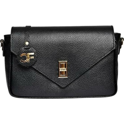 Carla Ferreri dámská kožená crossbody kabelka CF1948T Nero