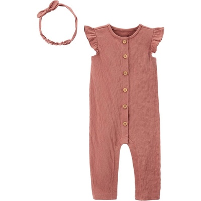 Carter's Set 2dielny overal bez rukávočelenka Pink dievča