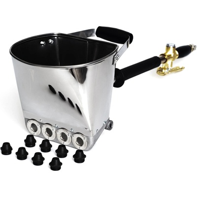 Tagred Tagred Pneumatická omítačka, omítací stroj na omítky, malty, stěny, 8x kovové trysky – Zboží Mobilmania