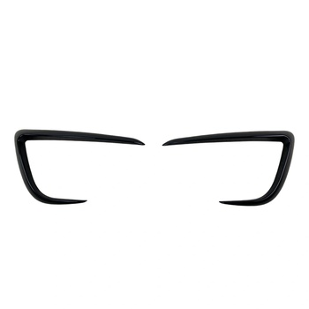 Добавки за броня около халогените за Tesla Model Y - черен гланц (A-TESLA-015)