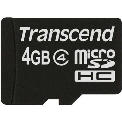 Transcend microSDHC 4GB class 4 TS4GUSDC4
