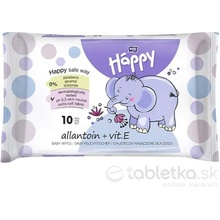 Bella Happy alantoín+vitamín E vlhčené obrúsky 10 ks