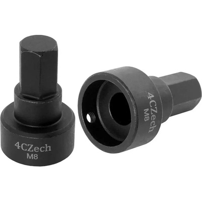 4CZech držák závitového očka M8 se šestihrannou stopkou 12mm 4CZ-8329-M8