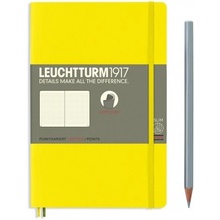 Leuchtturm1917 B6+ Tečkovaný zápisník Hardcover Lemon