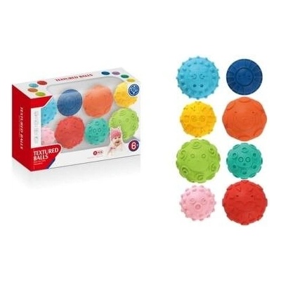 Bavytoy Senzorické míčky se zvířátky sada 8ks