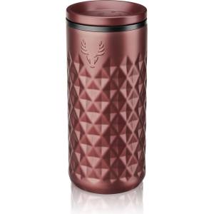 True Brands Viski Термочаша с вакуумна изолация и керамично покритие paragon - 470 мл - цвят пепел от рози (viski-11569)