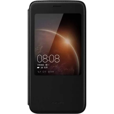 Huawei Smart Cover - оригинален кожен калъф за Huawei G8 (черен)