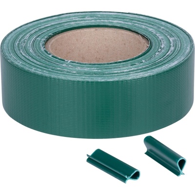 Strend Pro stínící páska na plot Eurostandard 0,47 x 35 m PVC 450g/m2 zelená RAL 6005 – Sleviste.cz