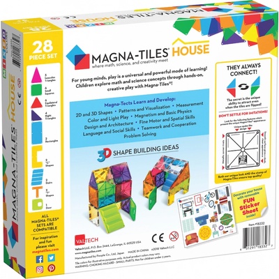 Magna-Tiles 28 House