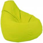 Pufrelax Пуф круша за деца 4-14 г. , 160л. Nirvana Light - Panama Green Neon, Водоустойчив, Перящ се калъф, Пълнеж от Полистиролни перли