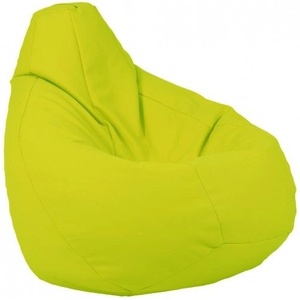 Pufrelax Пуф круша за деца 4-14 г. , 160л. Nirvana Light - Panama Green Neon, Водоустойчив, Перящ се калъф, Пълнеж от Полистиролни перли