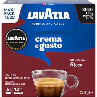 Lavazza A Modo Mio Crema e Gusto Ricco 36 ks