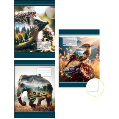 NOTES Sešit A4 čistý 440 Teenage Mix
