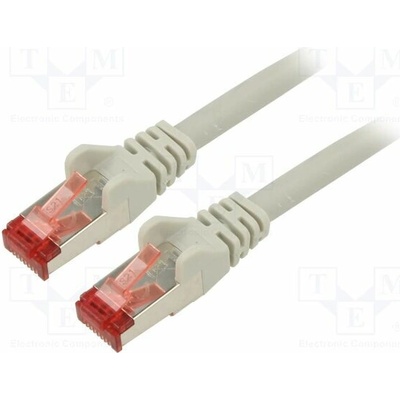 Goobay 66650 Patch S/FTP Kat: 6 RJ45 vidlice z obou stran lanko Cu 1m