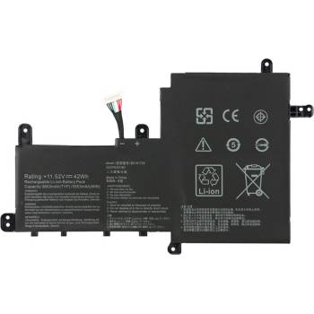 ASUS Батерия за лаптоп Asus, 3 клетки, 11.4V, 41Wh, Заместител (AS-BS-0167)