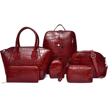 HARAHU Комплект чантички lu-38076 - Червена kp38076 (lu-38076)