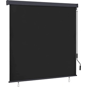 vidaXL Ролетна щора Антрацит 180 x 250 cm Текстил и Алуминий (362084)