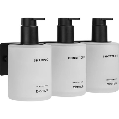 blomus Бели стенни стъклени диспенсери за сапун 3 бр. 350 ml Kirei - Blomus (66869)
