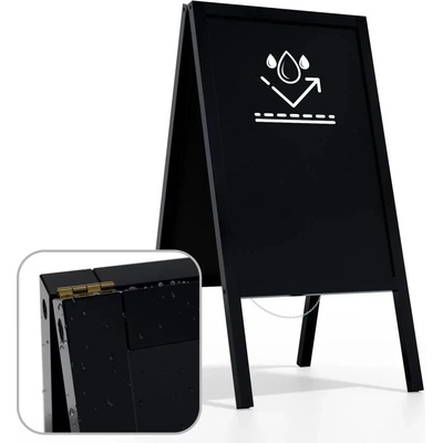 Allboards reklamní áčko s křídovou tabulí 118 x 61 cm