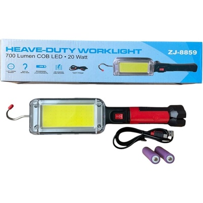 Cree Lighting Мощна работна led лампа zj-8859, преносима, с удължен заряд, закачане с кука и с магнит