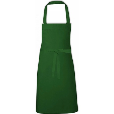 Link Kitchen Wear Středně dlouhá směsová zástěra na grilování Zelená lahvová X993