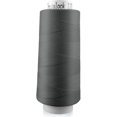 Nitě TROJALOCK polyester na overlock 2500m AMANN - více barev ods.: 0323 šedá