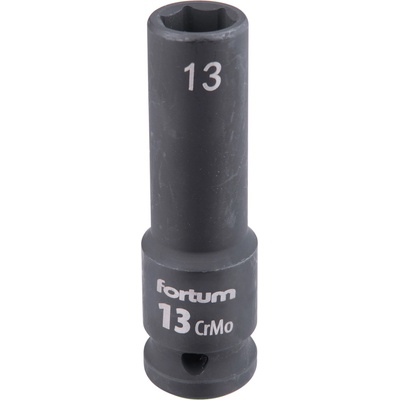 Fortum машинна (ударна) муфа 1/2", 13 mm, L 78 mm, почернена, FORTUM