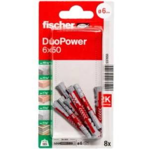 FISHER ДЮБЕЛ fischer 537650 duopower ф6х50мм УНИВЕРСАЛЕН 8бр (537650)