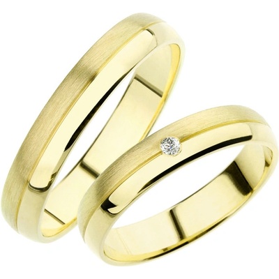 Snubní prsteny žluté zlato SP-245Z