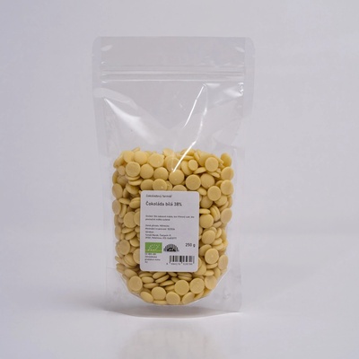 Čokoládový farmář bílá 38% bez lecitinu Bio 1 kg