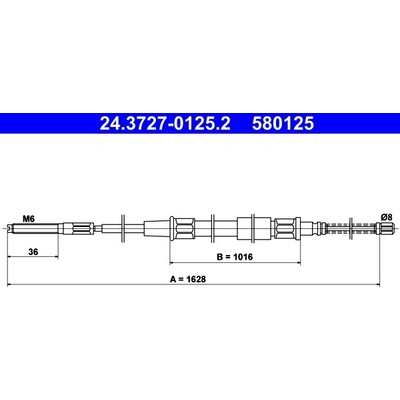 ATE Tazne lanko, parkovaci brzda 24.3727-0125.2