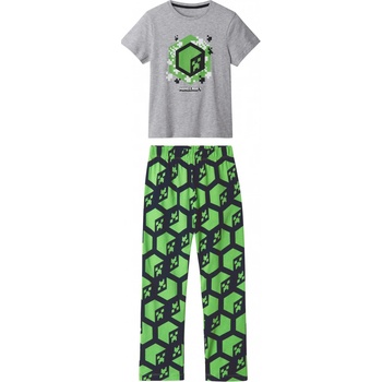 Chlapecké pyžamo Minecraft šedé