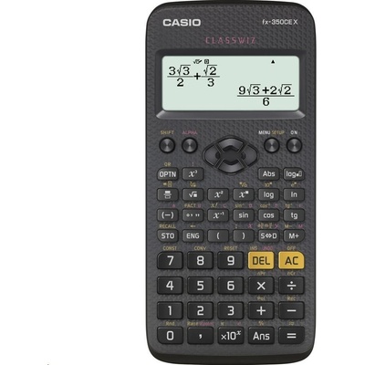 CASIO kalkulačka FX 350 CE X, černá, školní (FX 350 CE X)