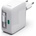 Hama Бързо зарядно, 30 W, GaN, 2x USB-C, с разтегателен кабел 0.7м, бял (HAMA-201956)