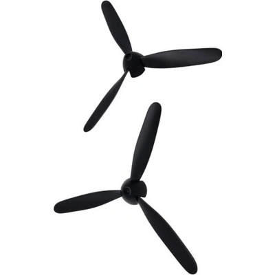 IQ models Třílistá vrtule pro letadla s černým unašečem NEW VERSION 2ks