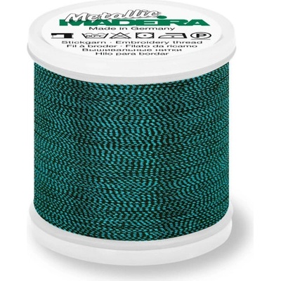 Vyšívací nit Madeira Metallic Soft 40 (200m) barva 465 turquoise