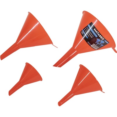 Matabro MB-OIL05, Sada trychtýřů | vhodná pro přímý styk s kapalinami | Ø 55 - 115 mm | 4dílná