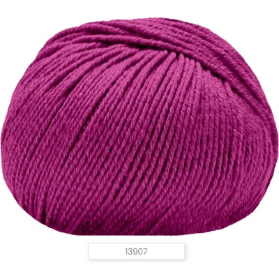 Lana Gatto Merinocot Farba: 13907 FUXIA/FUMANE