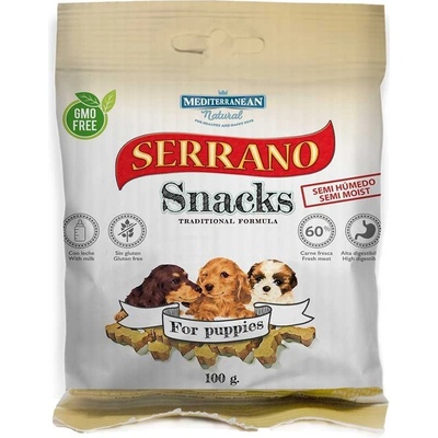 Serrano Snac Meditky tréninkové kostičky pro štěňata 12 x 100 g