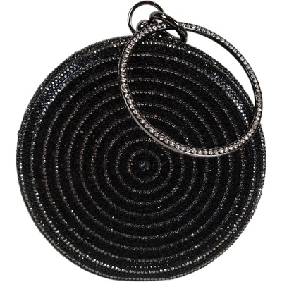 Черна кръгла чанта - Valein