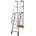 KRAUSE Сгъваема едностранна платформена стълба Krause Vario Compact, 7 стъпала, основа 820 мм (10833020) (10833020)